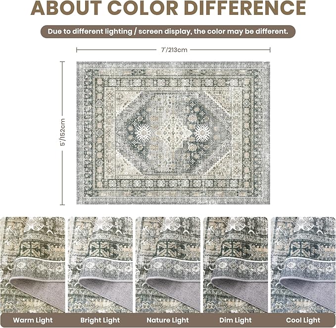 zesthome 5x7 Area Rugs - Image 2