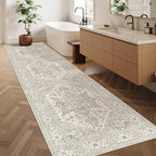 Madane Hallway Runner Rug 2'6''x10' Kitchen Runner, Non Slip Vintage Runners - Image 4