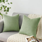 Topfinel Decorative Sage Green Throw Pillow Covers Cushion Cases, Pillow - Image 3