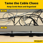 Zip Tie Adhesive-Backed Mounts 100Pk. Professional-Grade, UV Black Cable Tie Bases, 1.1 x 1.1. Screw-Hole Anchor Point Provides Optimal Strength for Long-Term Durability & Use and Clutter-Free Cables.