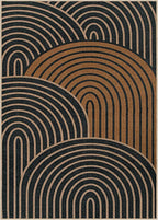 Lahome Enfys Modern Rainbow Easy Jute Carpet, Washable Rugs 5x7 - Image 8