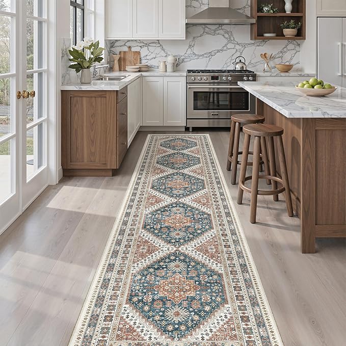 Madane Hallway Runner Rug 2x12, Extra Long Washable Runner Rugs - Image 3