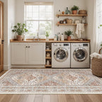 3x6 Runner Rug, Thin Entryway Non Slip Washable Rugs - Image 4