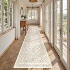 Kitchen Runner Rug Non Slip Washable 2.5x10, Soft Ultra-Thin Entryway Rug - Image 3