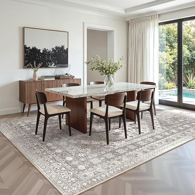 zesthome 6x9 Area Rug, Super Soft Washable Rugs - Image 8