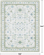 Green Area Rugs 9x12 Living Room - Image 2