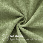 MIULEE Pack of 2 Couch Throw Pillow Covers 16x16 Inch Soft Sage Green Spring - Image 2