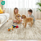 8x10 Area Rugs for Living Room, Non-Slip Backing Large Washable Rug for Nursery - Image 9