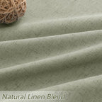 Sage Green 100% Blackout Curtains 63 Inch Length 2 Panels Set - Image 4
