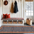 Hazo Haus Navy Blue Runner Rug 2x6 - Image 6