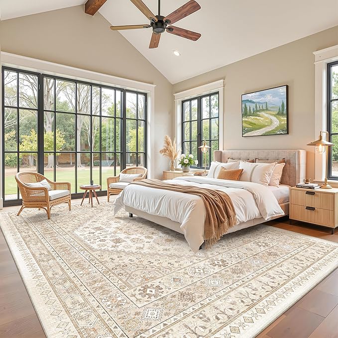 zesthome 12x15 Area Rugs, Large Washable Rug, Ultra-Thin Stain Resistant Rugs - Image 9