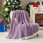 Snuggle Sac Purple Throw Blankets - Image 2