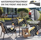 8Pcs Outdoor Cushion Covers, Patio Cushion Covers, Stretch Elastic Slipcovers - Image 4