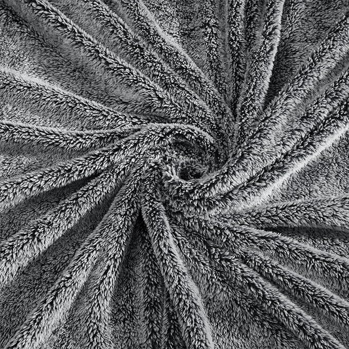 Exclusivo Mezcla Plush Fuzzy Fleece Throw Blanket Extra Large, Super Soft - Image 7