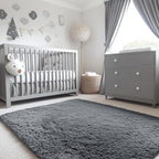 OLANLY 4x5 Machine Washable Accent Rug, Soft Fluffy Shaggy Area Rug - Image 5