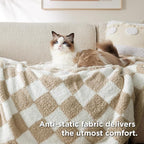 Bedsure GentleSoft Checkered Twin Blanket - Image 6
