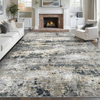 pmtsns Area Rugs 8x10 for Living Room: Washable Rug Modern Abstract Neutral by pmtsns