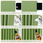 Guken 100% Blackout Curtains 84 Inch Length 2 Panels Set - Image 6