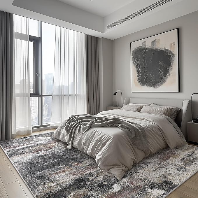 BEIMO Area Rugs 6x9 for Living Room Bedroom, Modern Abstract Machine Washable - Image 5