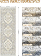 3x10 Runner Rug Non Slip Washable - Image 2