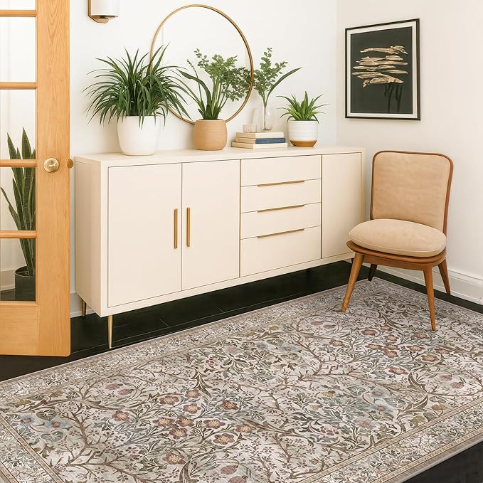 Vintage Moss Green 3x6 Area Rugs - Image 6