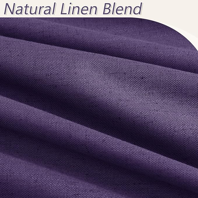 Guken 100% Blackout Curtains 120 Inch Length 2 Panels Set - Image 3