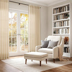 Nanspring Tan Semi Sheer Curtains 72 Inches Long - Image 6