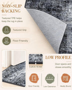 OLANLY 5x7 Washable Area Rug, Soft Non Slip Carpet for Bedroom Living Room