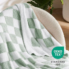 Bedsure GentleSoft Checkered Throw Blanket - Image 6