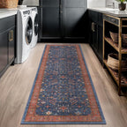 Hazo Haus Navy Blue Runner Rug 2x7 - Image 6