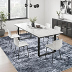 10x14 Area Rug Living Room Rug: Washable Modern Abstract Soft Thin Rug Indoor - Image 4