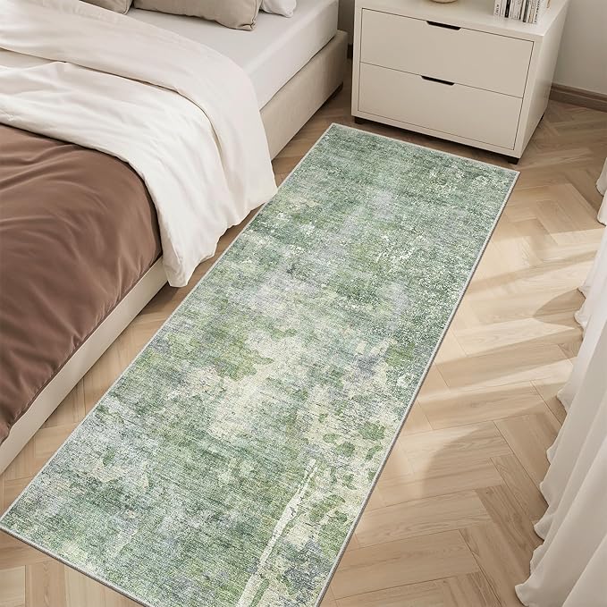 Runner Rug 2x5 Washable Non-Slip Kitchen Runner Rugs by Soalmost