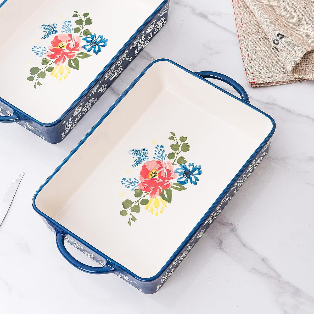 Wisenvoy Casserole Dish 9x13 Baking Pan Casserole Dishes For Oven Baking Dish Ceramic Lasagna Pan Baking Dishes For Oven