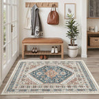 Madane Area Rug 3x5, Entryway Washable Vintage Runners Bedroom Non Slip Indoor - Image 4