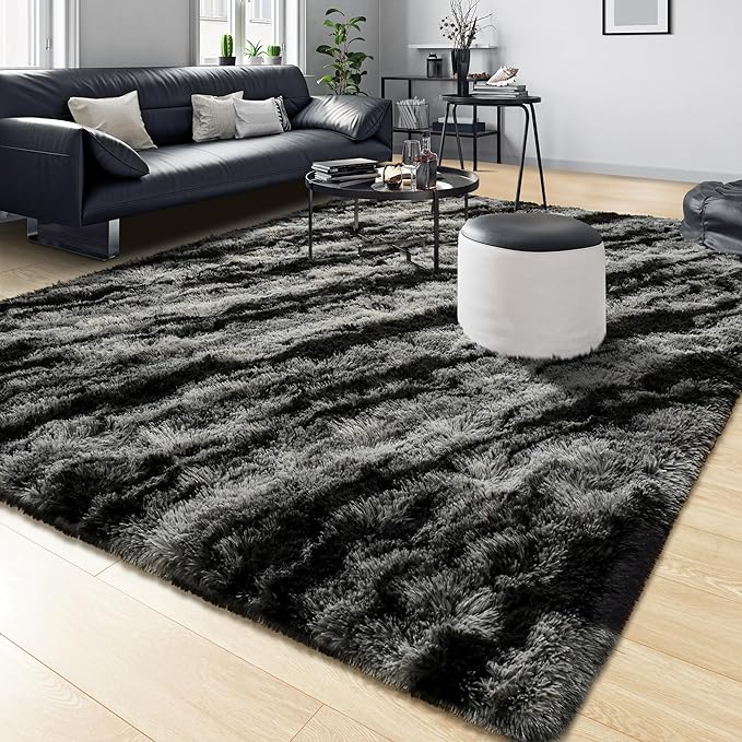 Tepook Fluffy Large Rugs for Living Room, Shag Area Rug 6x9 Soft Carpet for - Image 8