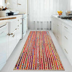 Hausattire Bohemian Braided Runner Rug 2'x6' - Image 5