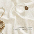 NICETOWN Natural Linen 54 inches Long Curtains - Image 4