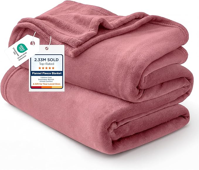 Bedsure GentleSoft Fleece Throw Blanket by BEDSURE