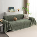 MYSKY HOME Loveseat Cover Moss Green Couch Cover Sectional Couch Covers by MYSKYHOME