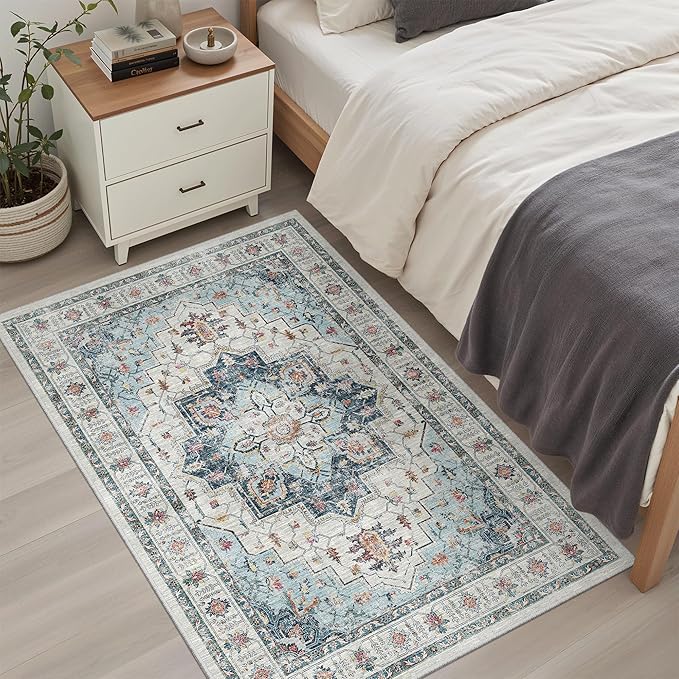 Madane Washable Entry Rug 3x4, Area Rugs - Image 3