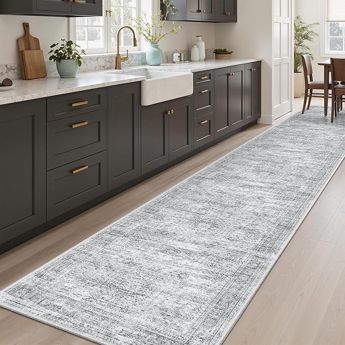 Runner Rug 2'6" x 12' Washable Non-Slip Runner Rugs - Image 3