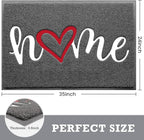 CozyBounty Black Door Mat Welcome Mats Home Non-Slip Doormat - Image 3