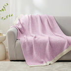 Snuggle Sac Light Purple Throw Blanket - Image 9