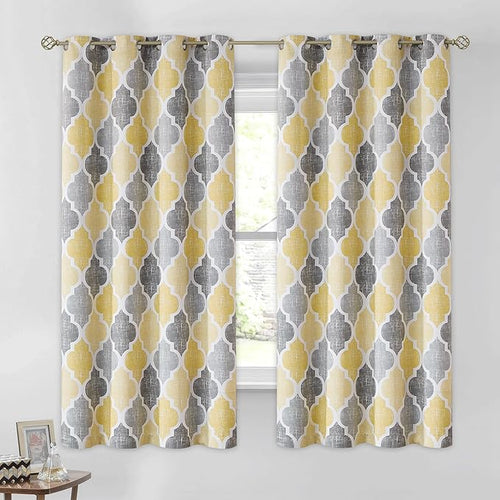 Beauoop 100% Blackout Curtains 54 Inches Long 2 Panels by Beauoop