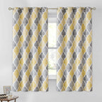 Beauoop 100% Blackout Curtains 45 Inches Long 2 Panels by Beauoop