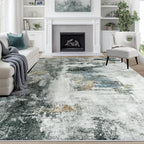 8x10 Area Rugs for Living Room Rug Washable: Abstract Large Rug for Dining Room by Aelenmu