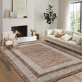 GarveeHome Washable Rug 5x7 Modern Bordered Rug by GarveeHome
