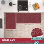 BEQHAUSE Kitchen Rugs and Mats 2PCS, Non-Slip Kitchen Mats - Image 2
