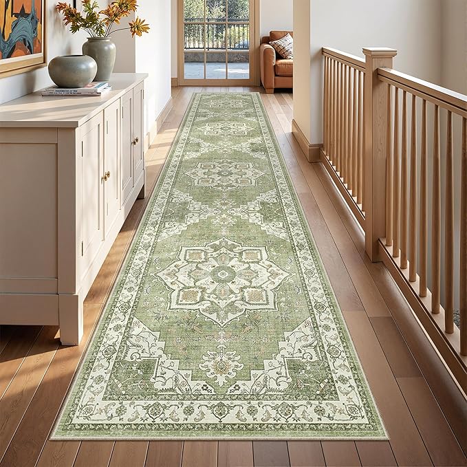 Runner Rug 2x10, Ultra-Thin Kitchen Rugs Non Slip Washable Rugs - Image 3