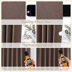 Guken 100% Blackout Curtains 120 Inch Length 2 Panels Set - Image 5